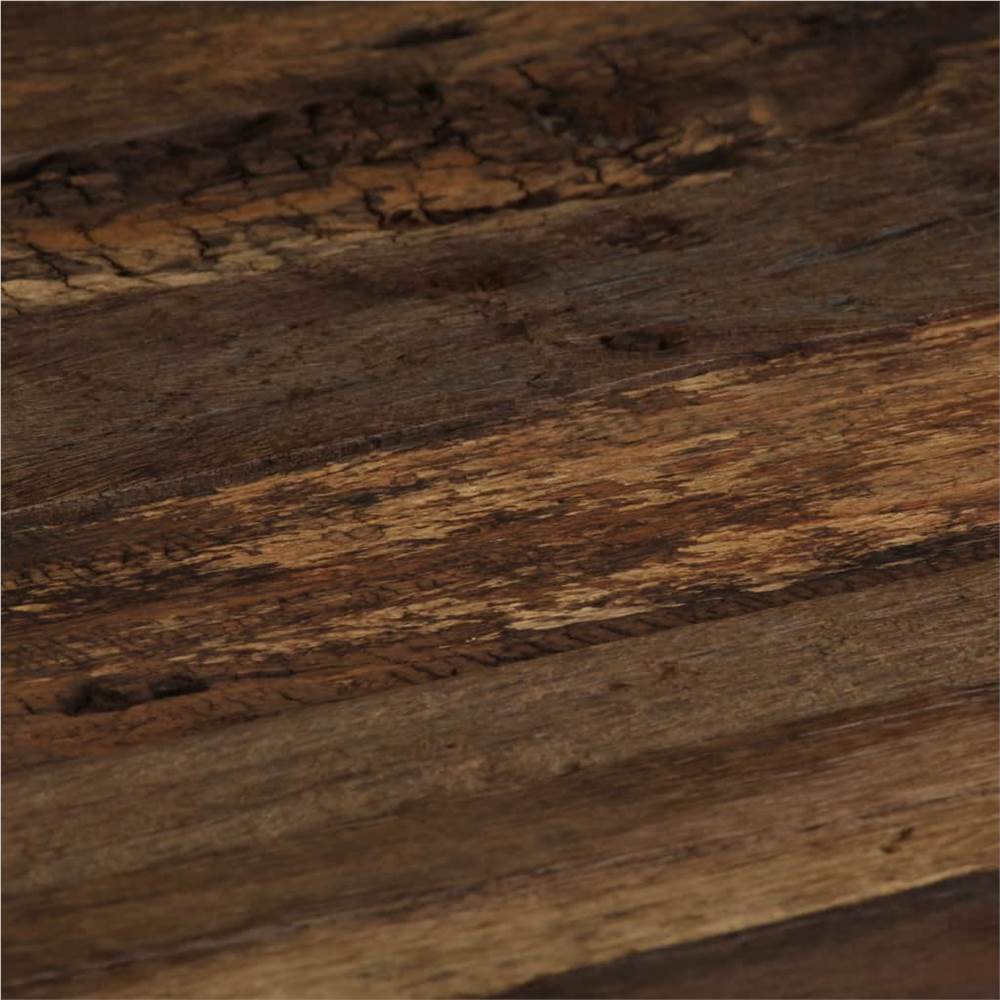 Opium Coffee Table Reclaimed Wood and Steel 80x78x35 cm