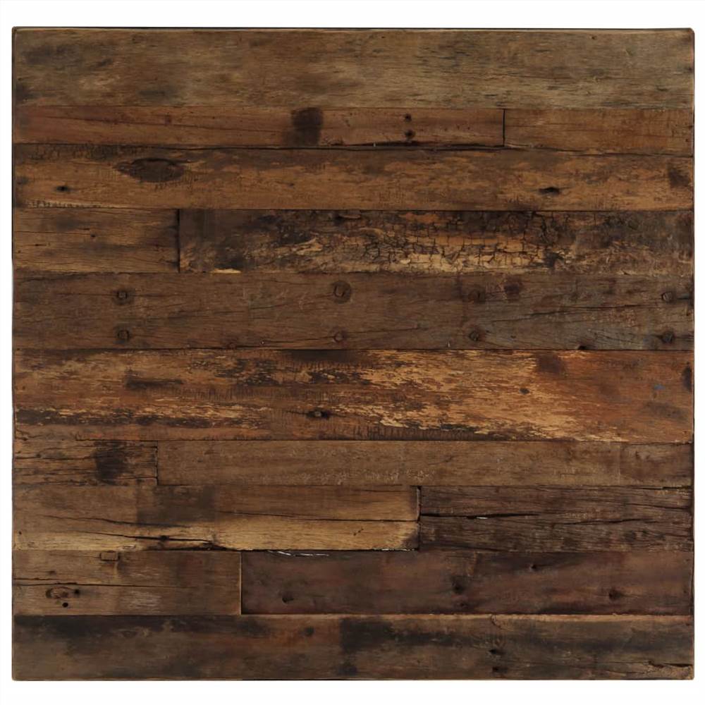 Opium Coffee Table Reclaimed Wood and Steel 80x78x35 cm