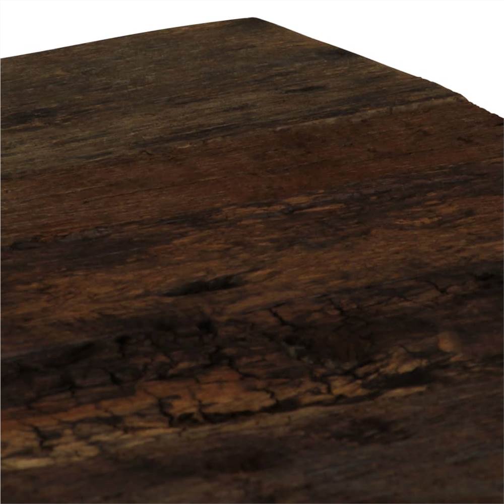 Opium Coffee Table Reclaimed Wood and Steel 80x78x35 cm
