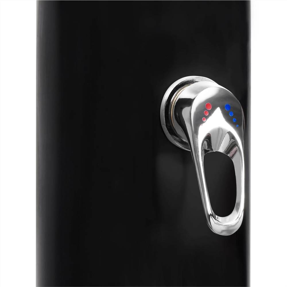 Outdoor Solar Shower with Shower Head and Faucet 35 L