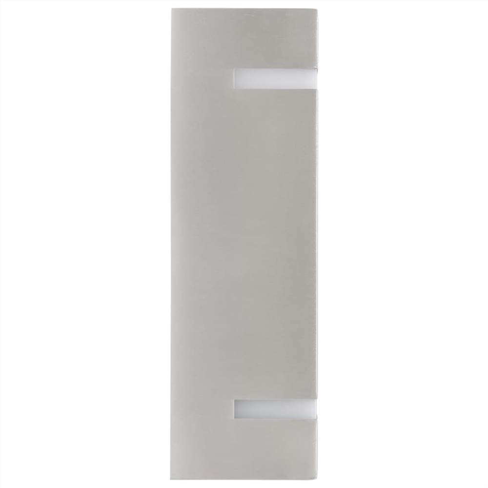 Outdoor Wall Lights 2 pcs 35 W Silver Rectangular