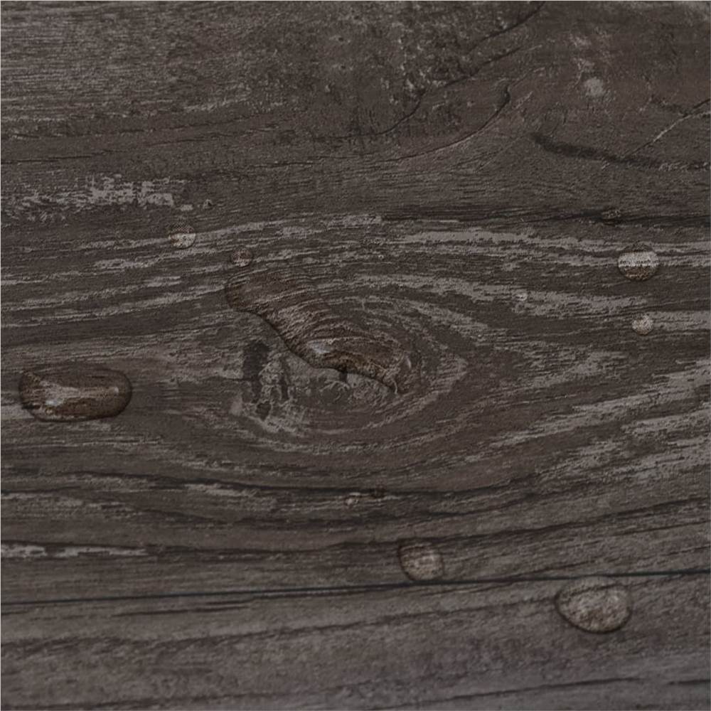 PVC Flooring Planks 4.46 m² 3 mm Striped Wood
