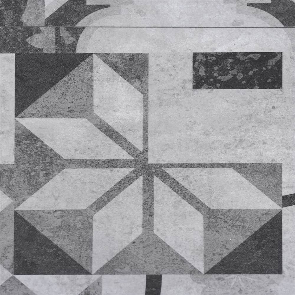 PVC Flooring Planks 5.26 m² 2 mm Grey Pattern