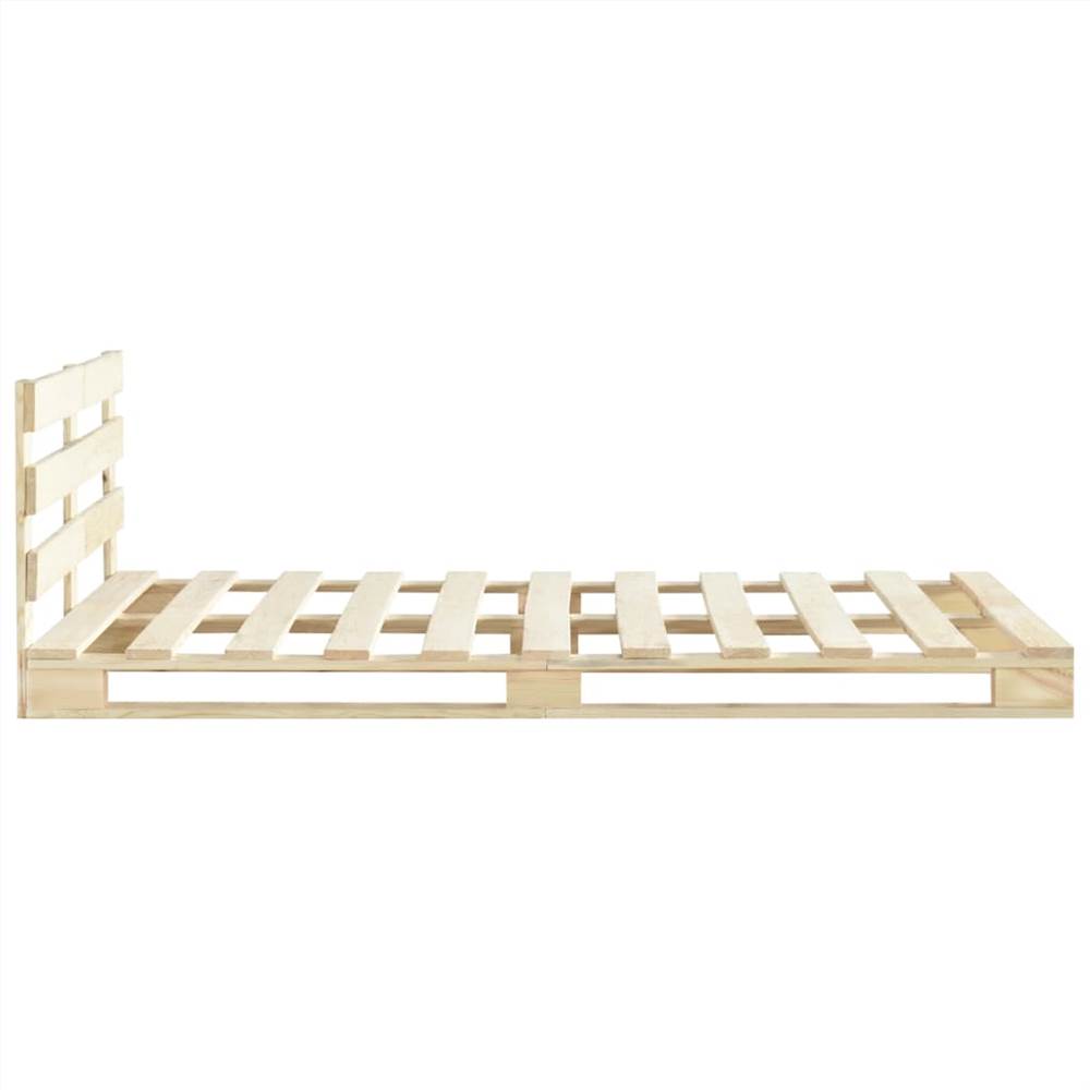 Pallet Bed Frame Solid Pine Wood 120x200 cm