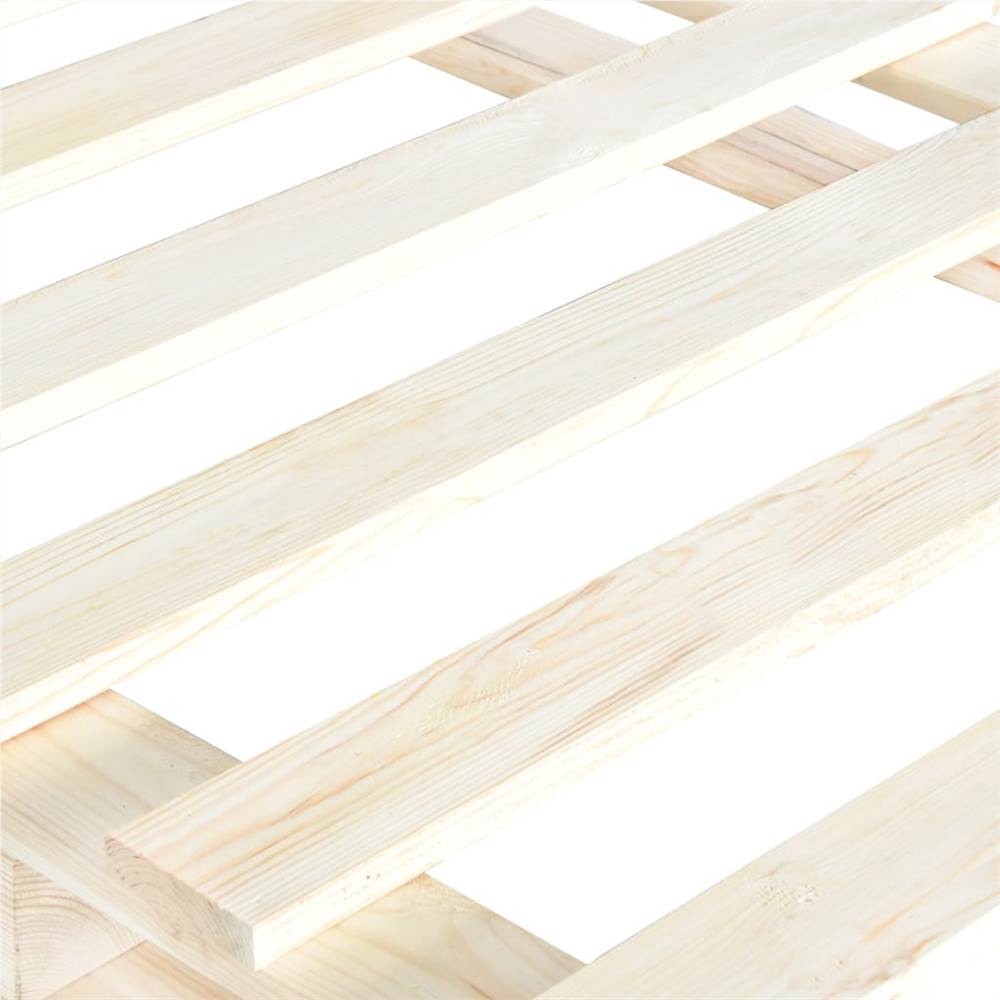 Pallet Bed Frame Solid Pine Wood 120x200 cm