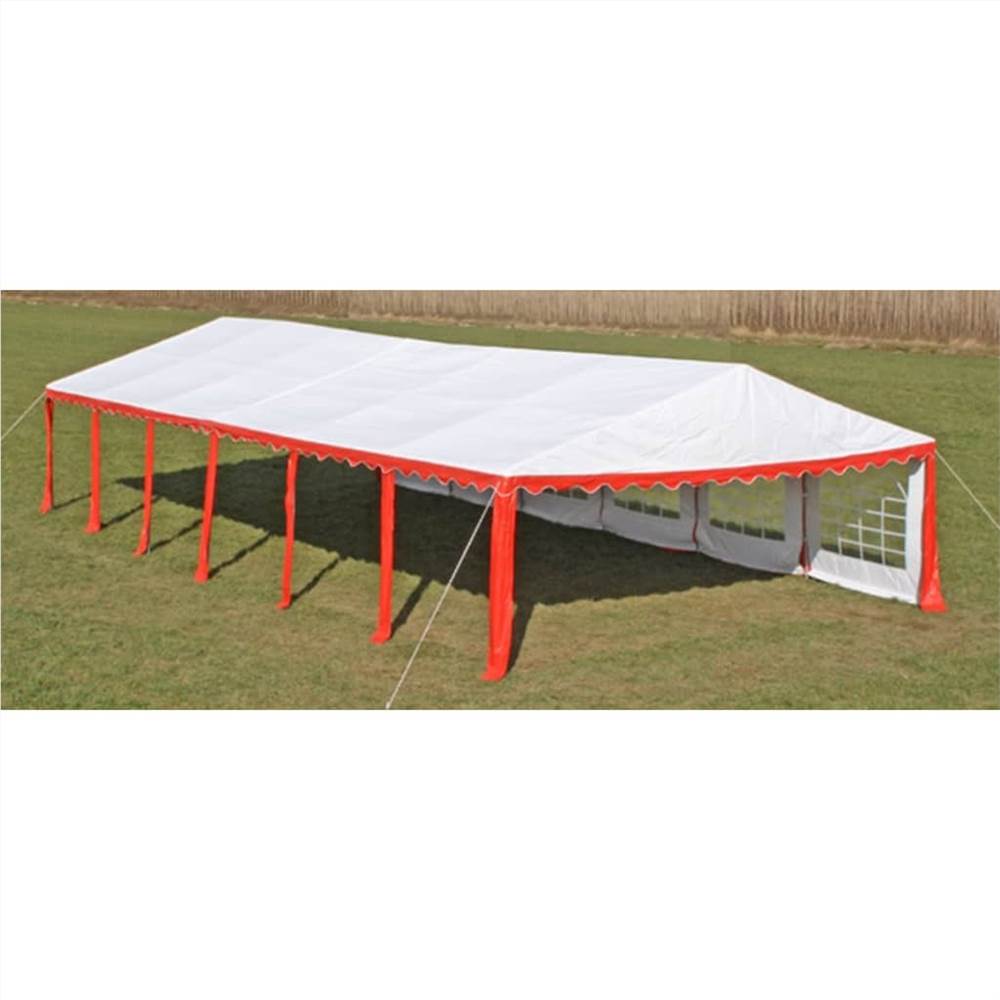 Party Tent 12 x 6 m Red