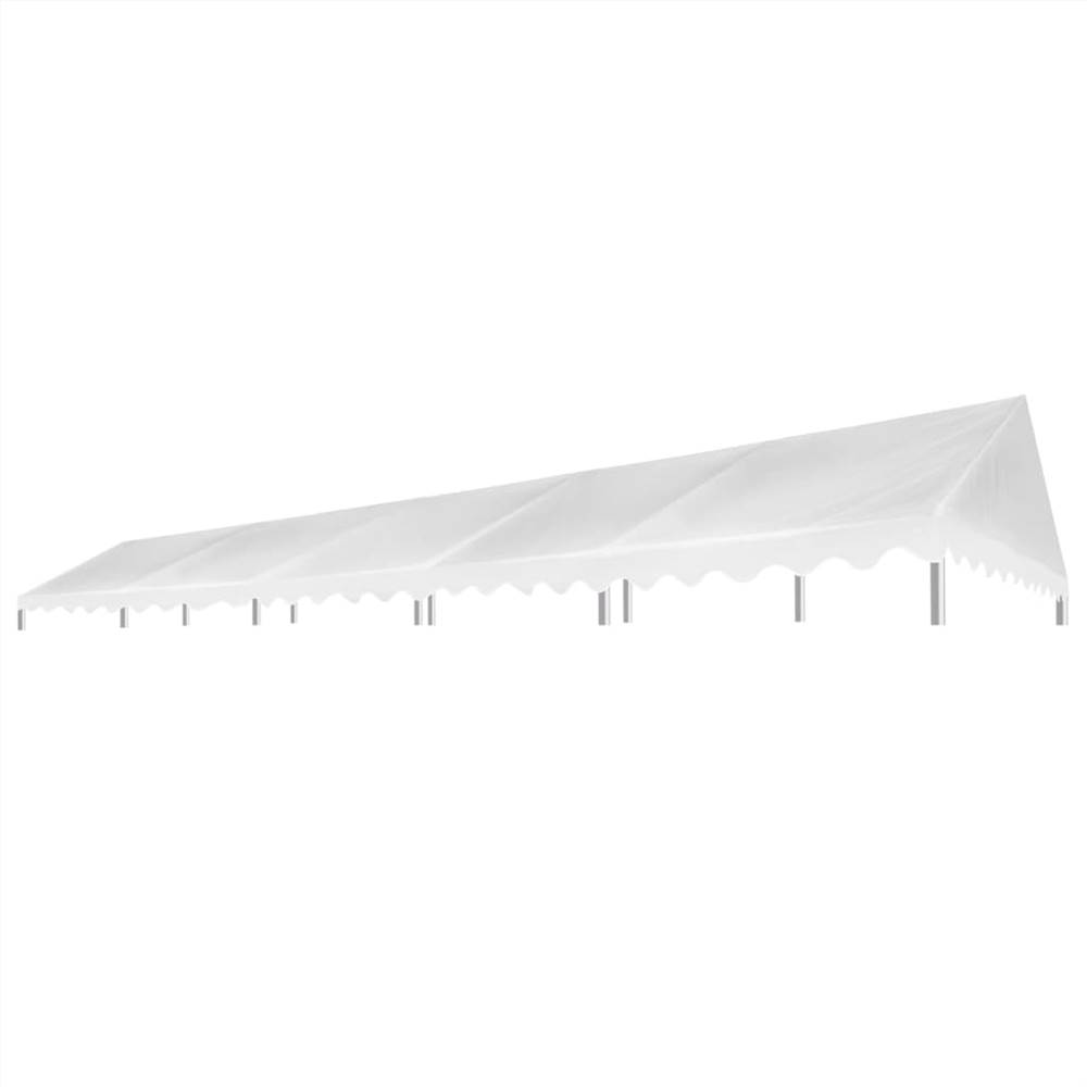 Party Tent Roof 5x10 m White 450 g/m²