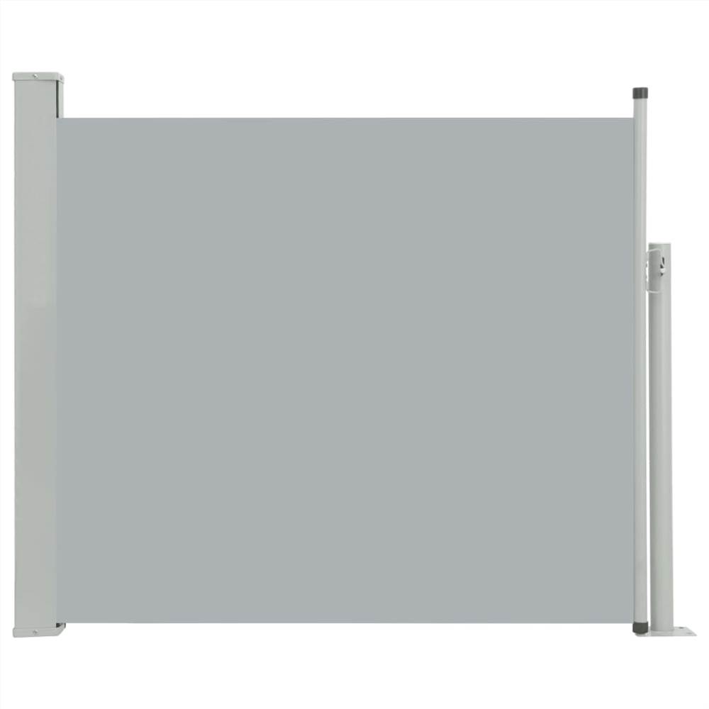 Patio Retractable Side Awning 100x300 cm Grey