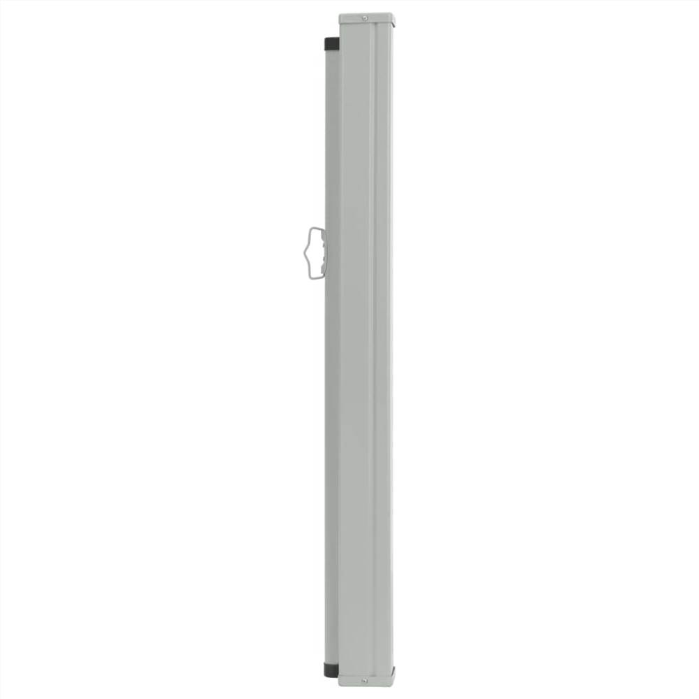 Patio Retractable Side Awning 100x300 cm Grey