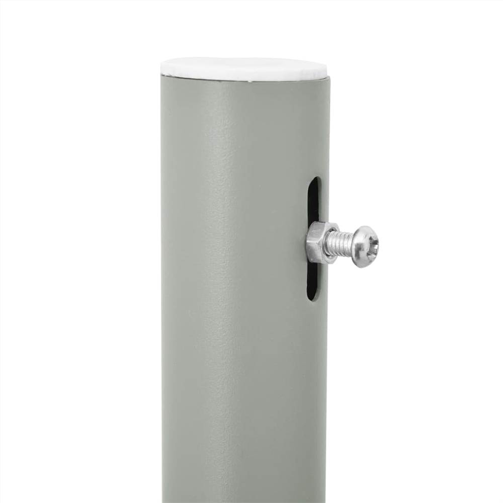 Patio Retractable Side Awning 100x300 cm Grey