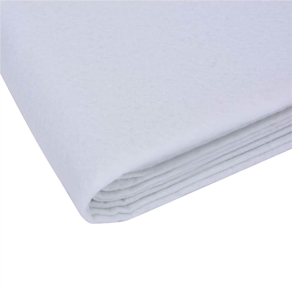 Pool Ground Cloth White 490x360 cm Geotextile