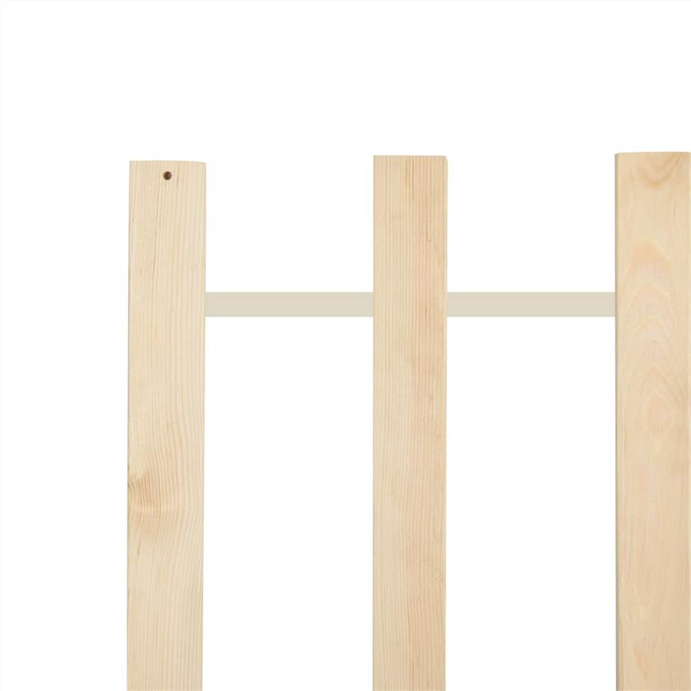Roll-up Bed Base with 23 Slats 80x200 cm Solid Pinewood