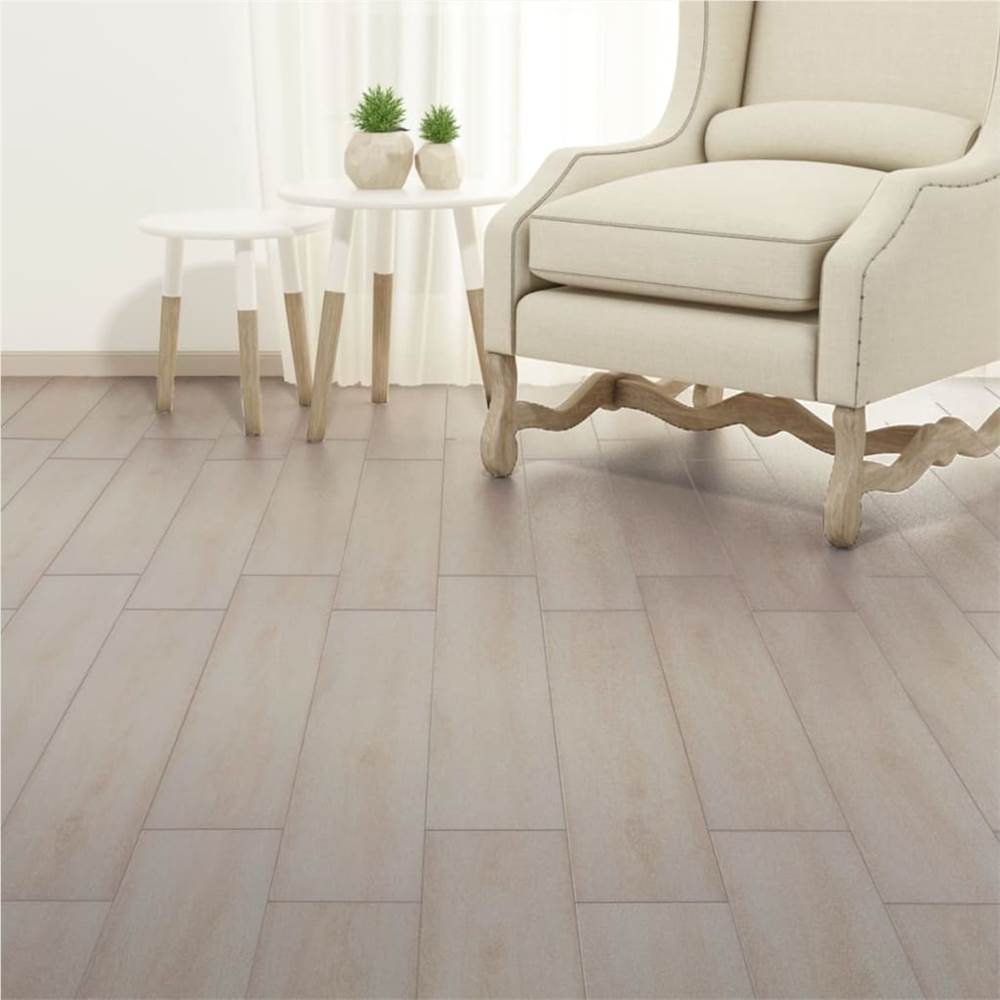 Self-adhesive PVC Flooring Planks 5.02m² 2mm Oak Classic White