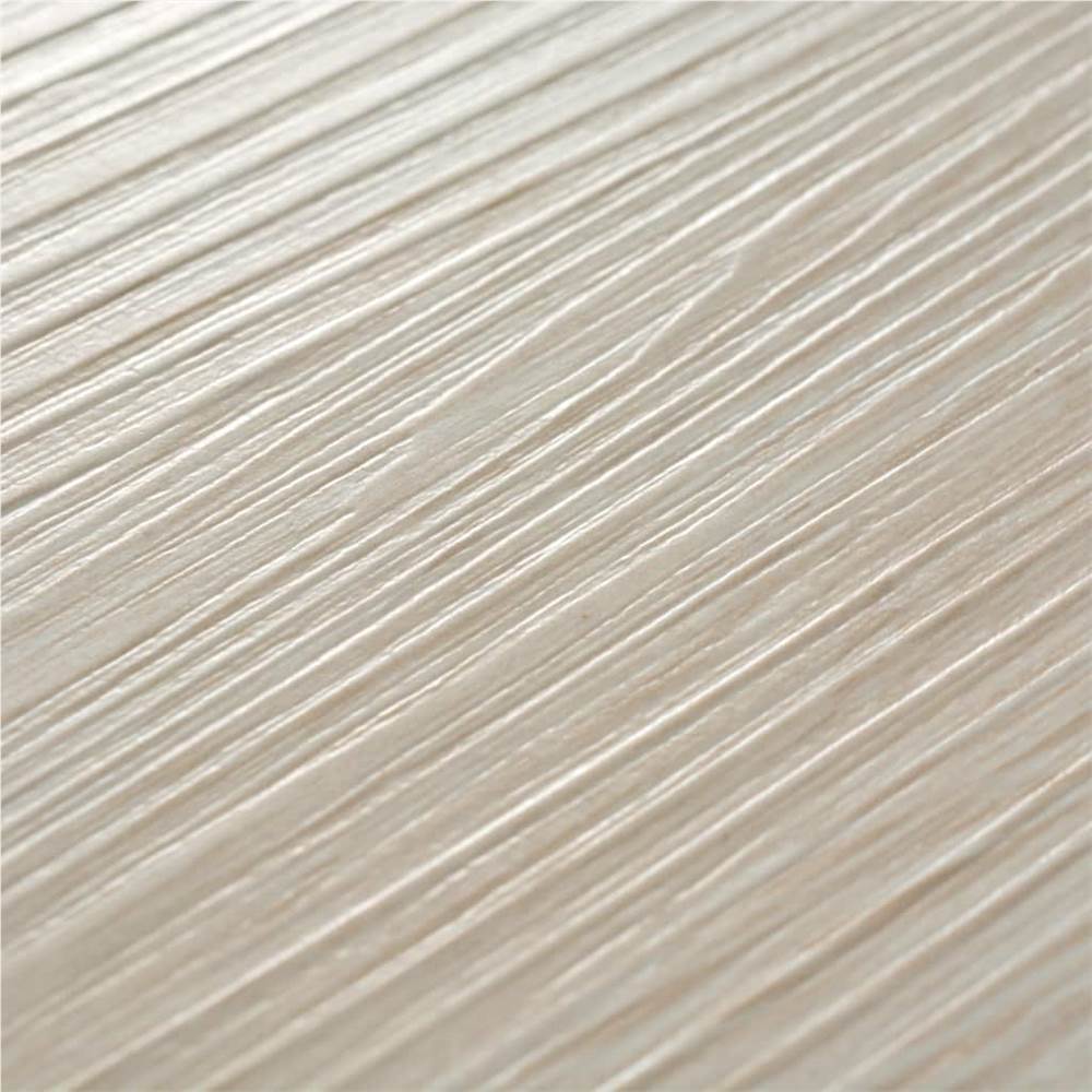 Self-adhesive PVC Flooring Planks 5.02m² 2mm Oak Classic White