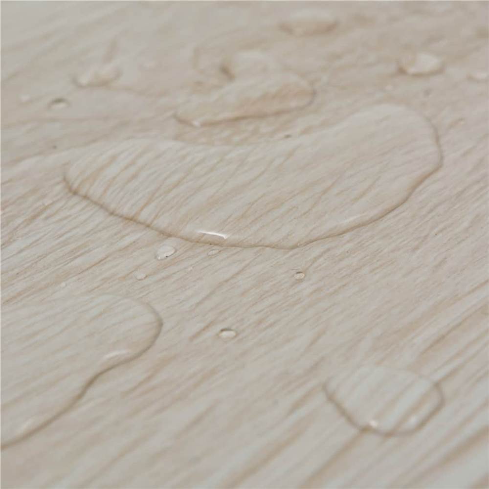 Self-adhesive PVC Flooring Planks 5.02m² 2mm Oak Classic White