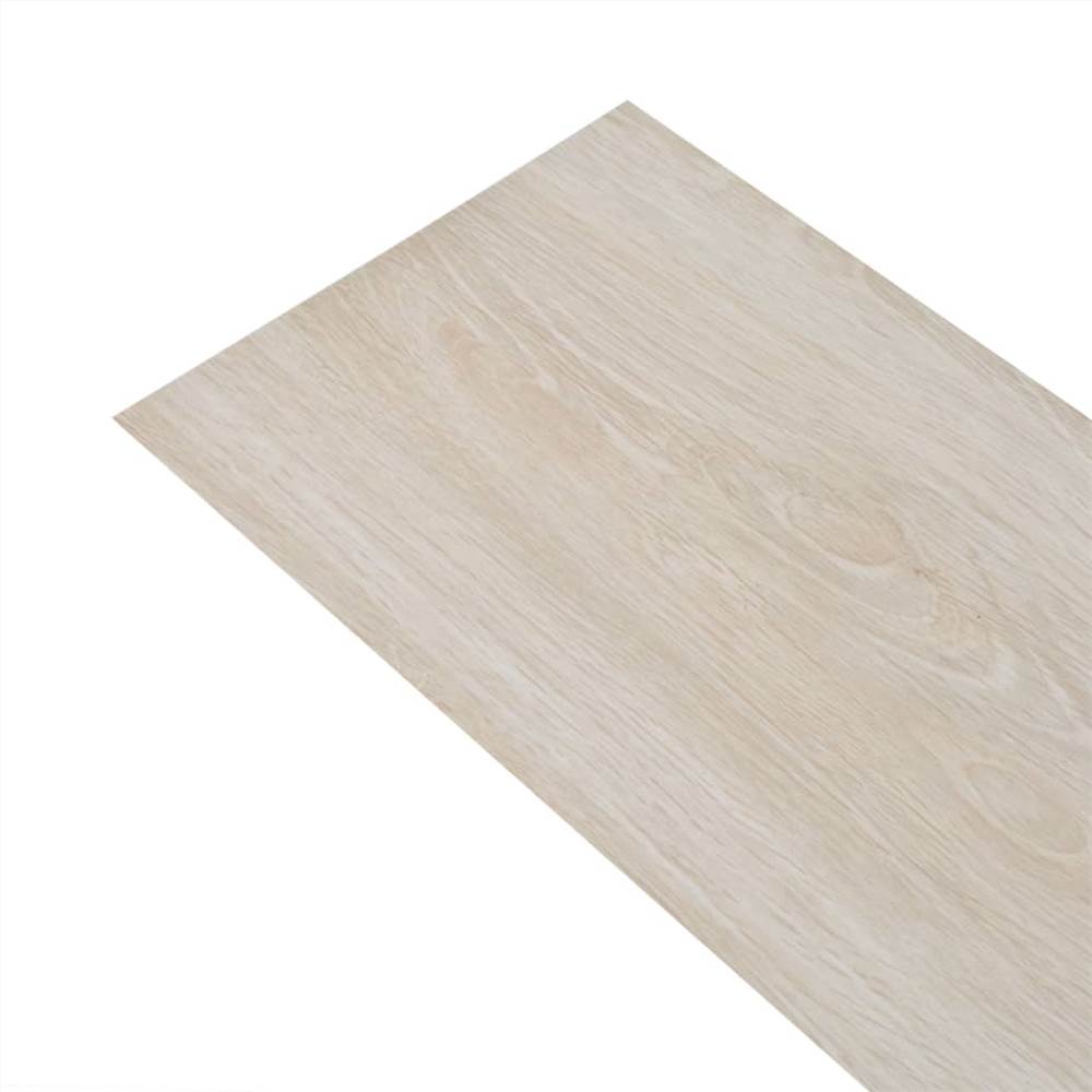 Self-adhesive PVC Flooring Planks 5.02m² 2mm Oak Classic White