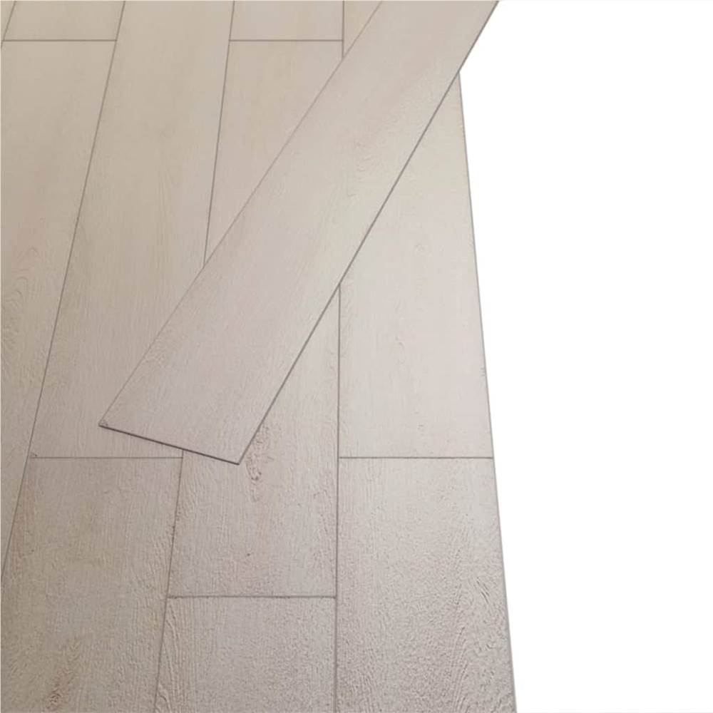 Self-adhesive PVC Flooring Planks 5.02m² 2mm Oak Classic White