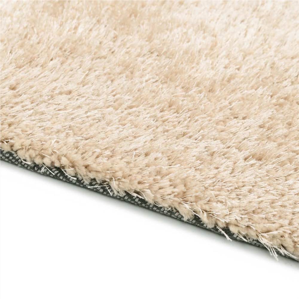 Shaggy Area Rug 80x150 cm Beige