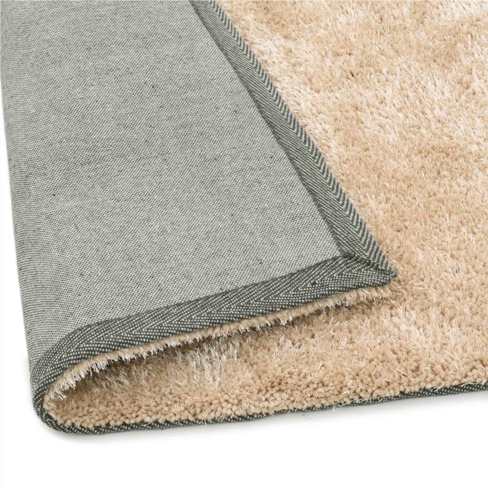 Shaggy Area Rug 80x150 cm Beige