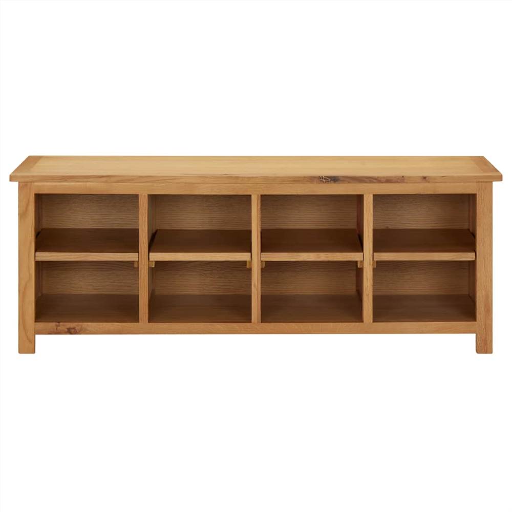 Shoe Rack 120x37x45 cm Solid Oak Wood