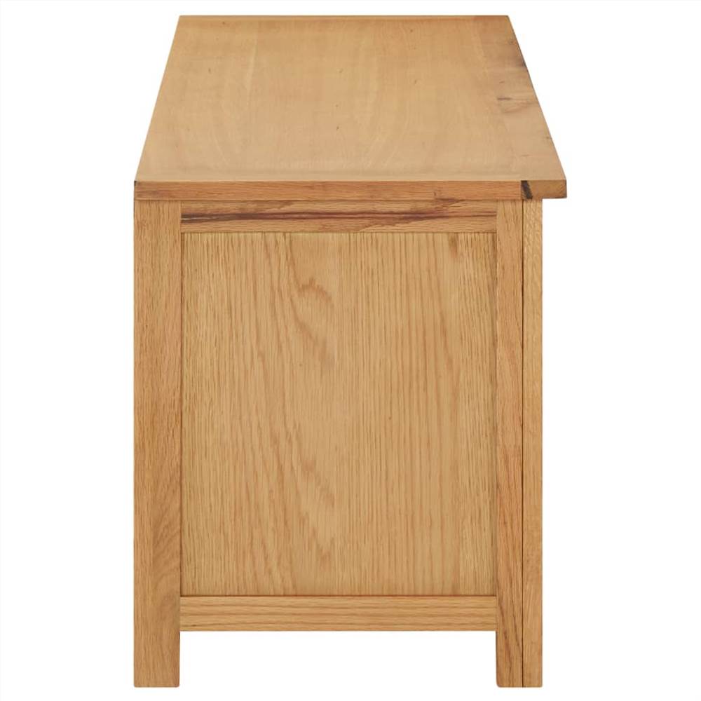 Shoe Rack 120x37x45 cm Solid Oak Wood