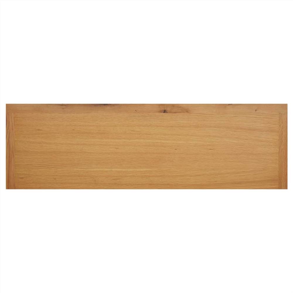 Shoe Rack 120x37x45 cm Solid Oak Wood