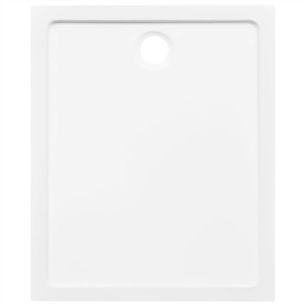 Shower Base Tray ABS White 80x100 cm