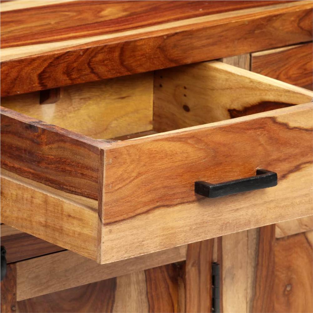Sideboard 120x35x75 cm Solid Sheesham Wood