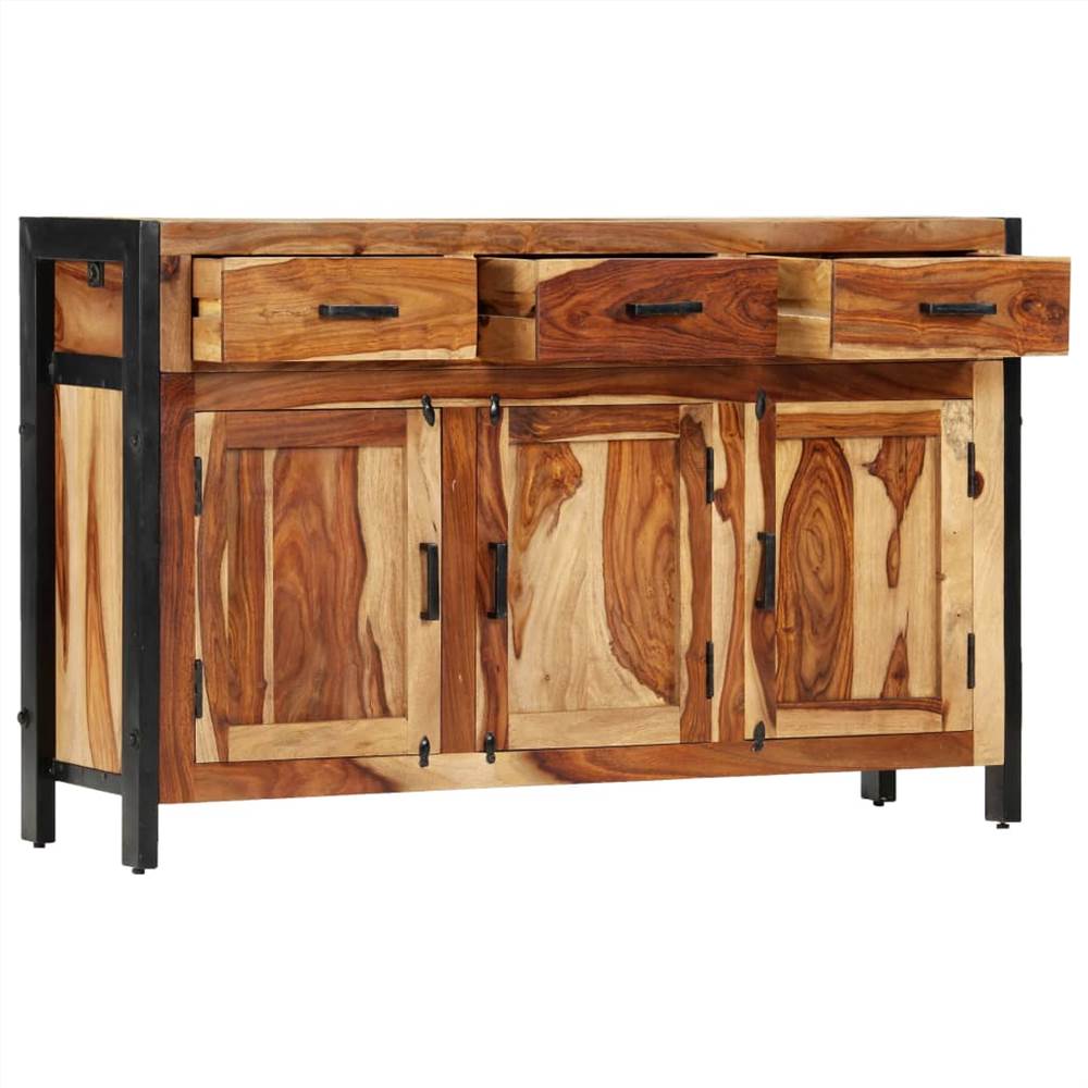 Sideboard 120x35x75 cm Solid Sheesham Wood