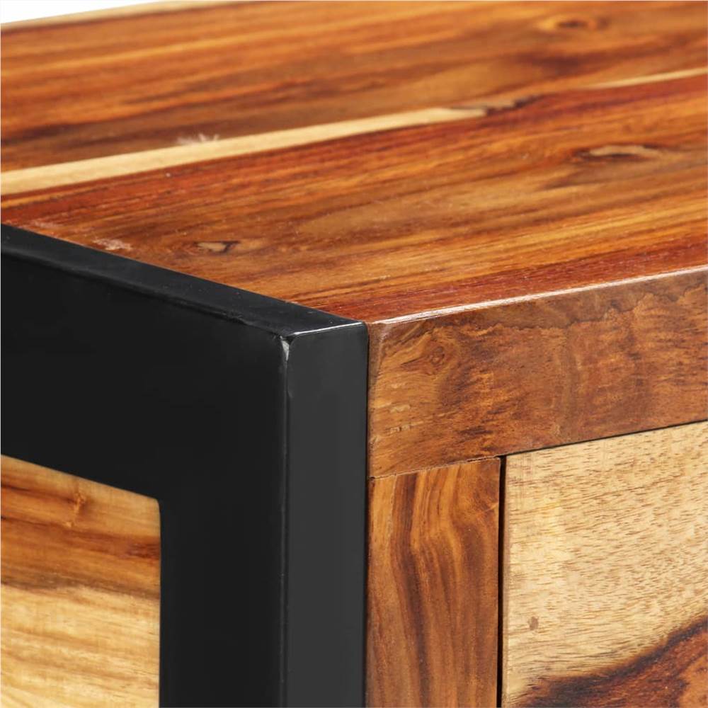 Sideboard 120x35x75 cm Solid Sheesham Wood