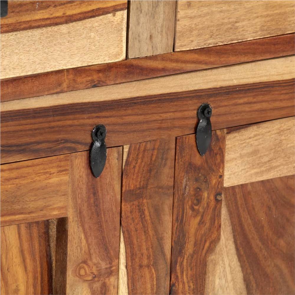 Sideboard 120x35x75 cm Solid Sheesham Wood