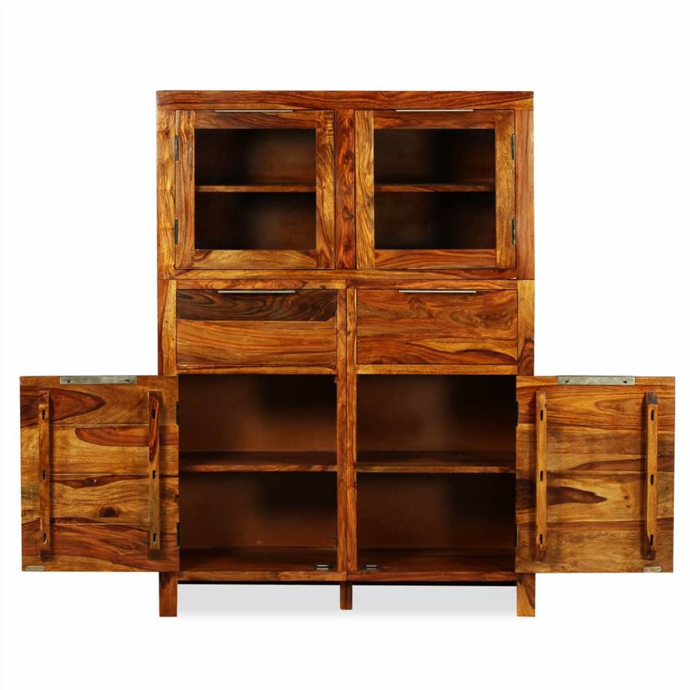 Sideboard Solid Sheesham Wood 100x35x140 cm
