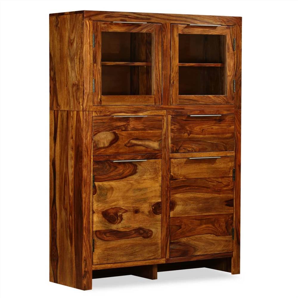 Sideboard Solid Sheesham Wood 100x35x140 cm