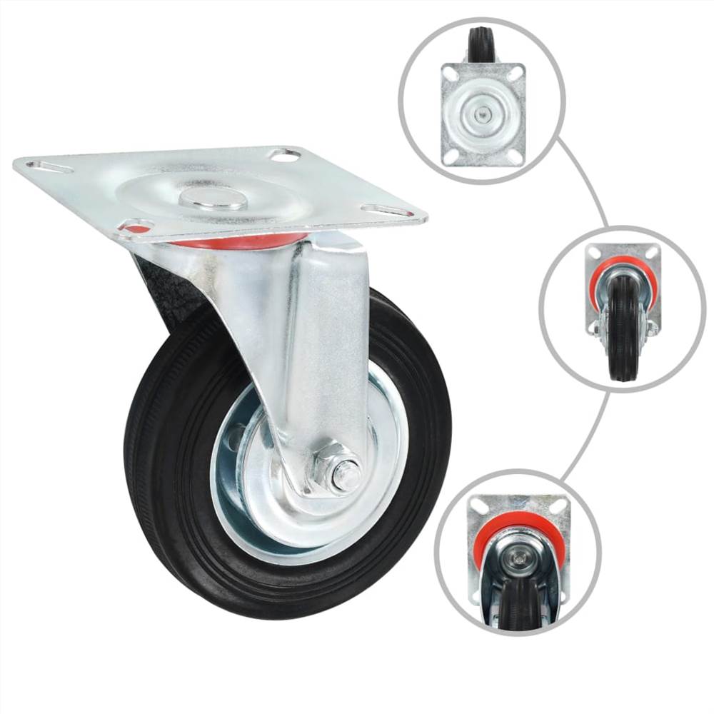 Swivel Casters 4 pcs 100 mm