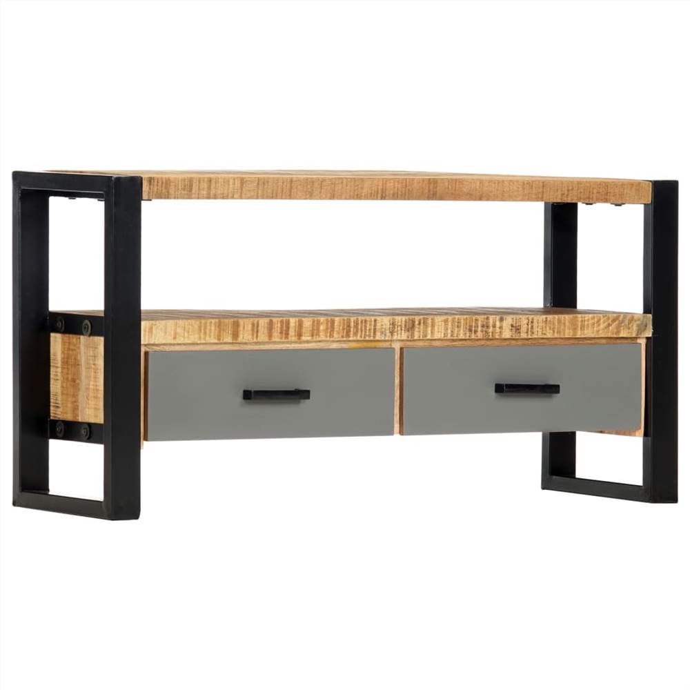 TV Cabinet 100x30x50 cm Solid Mango Wood