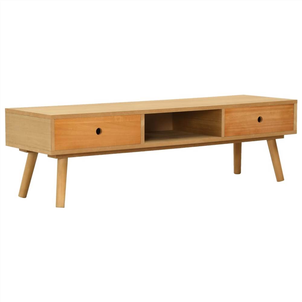 TV Cabinet 120x35x35 cm Solid Pinewood