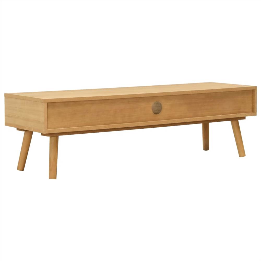 TV Cabinet 120x35x35 cm Solid Pinewood