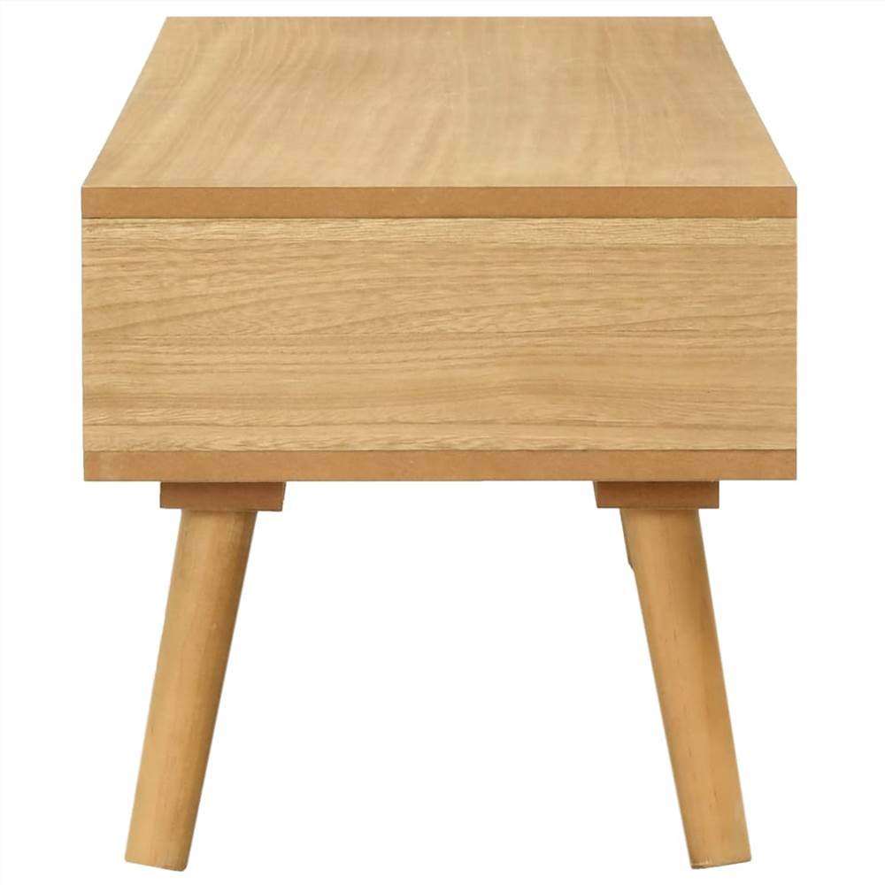TV Cabinet 120x35x35 cm Solid Pinewood
