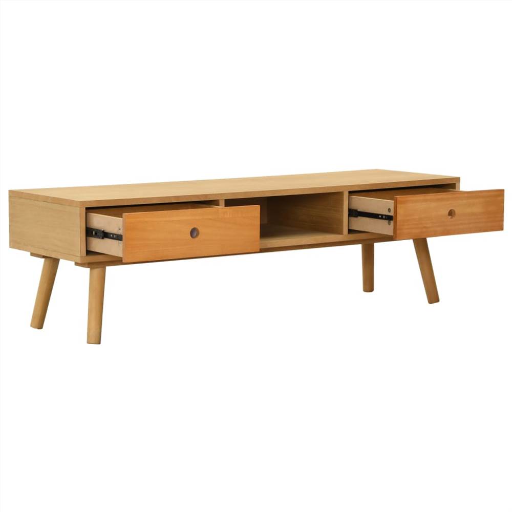 TV Cabinet 120x35x35 cm Solid Pinewood