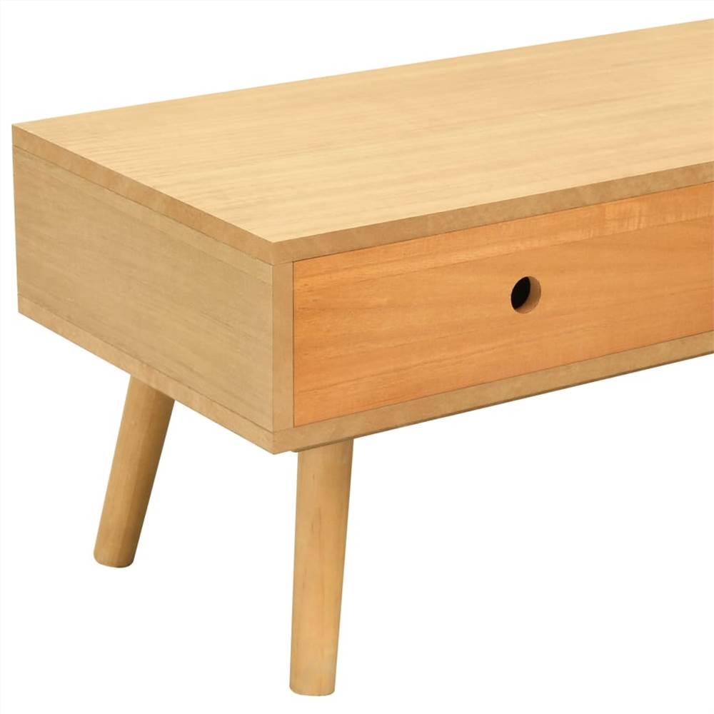 TV Cabinet 120x35x35 cm Solid Pinewood