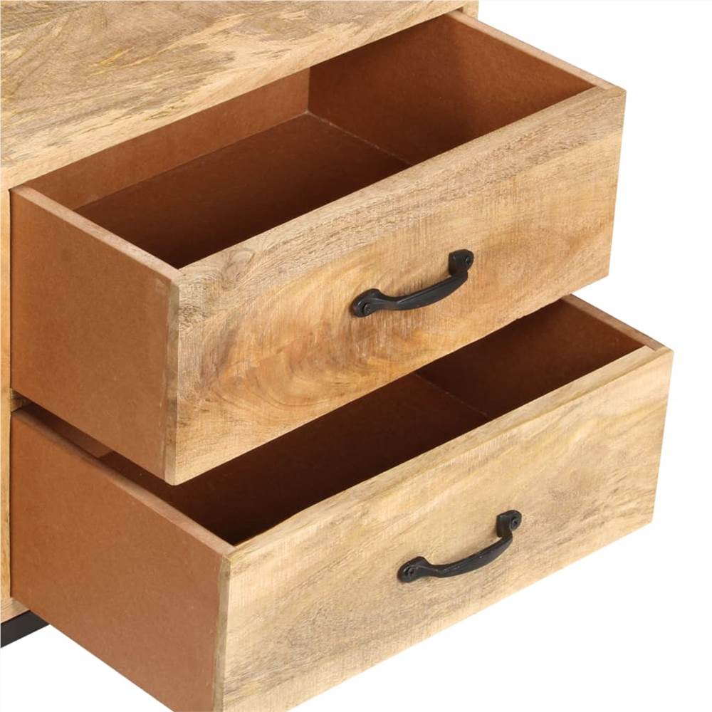 TV Cabinet 130x30x45 cm Solid Mango Wood