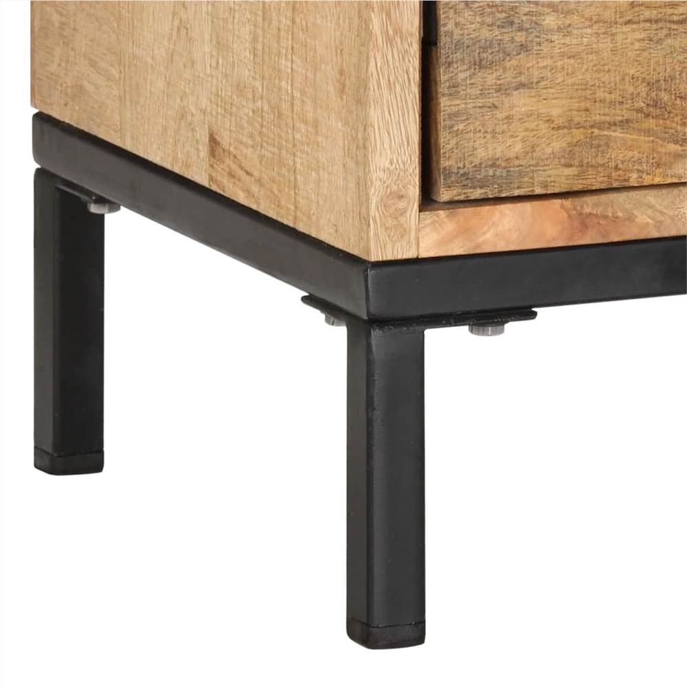 TV Cabinet 130x30x45 cm Solid Mango Wood
