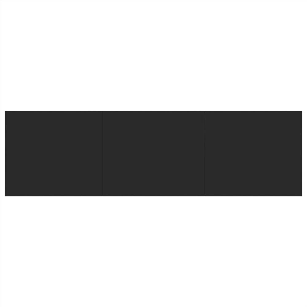 TV Cabinet Black 140x40x35.5 cm Chipboard