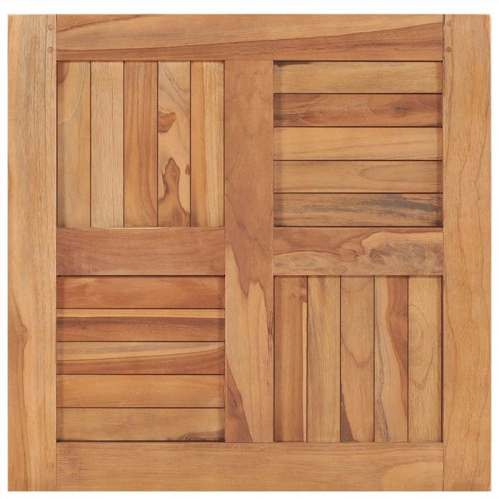 Table Top Solid Teak Wood 60x60x2,5 cm