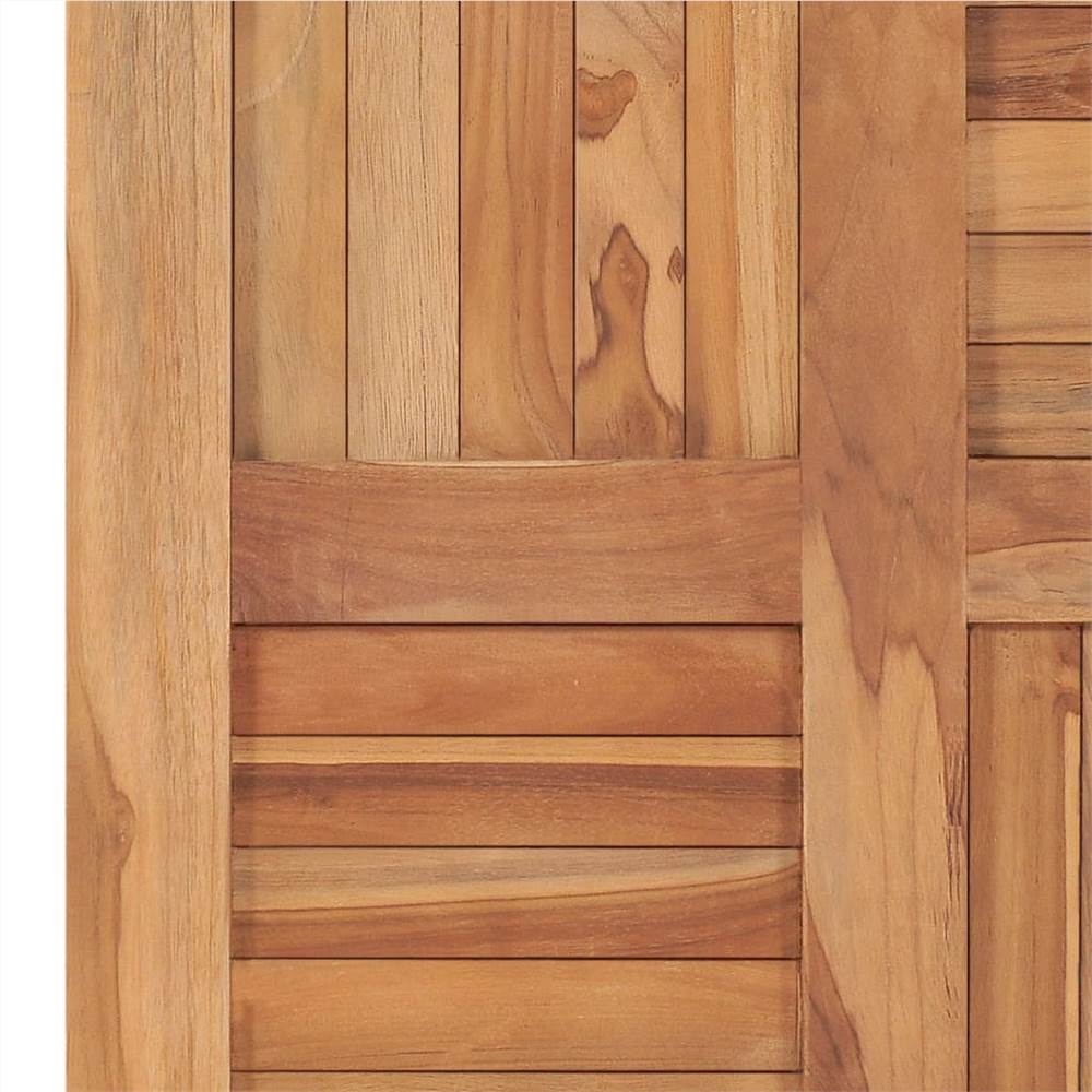 Table Top Solid Teak Wood 60x60x2,5 cm