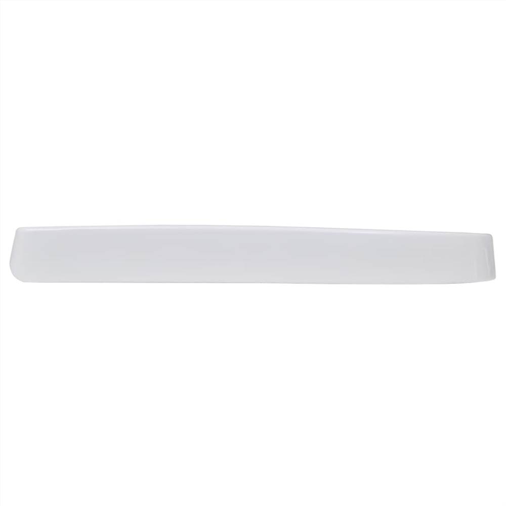 Toilet Seats with Soft Close Lids 2 pcs Plastic White