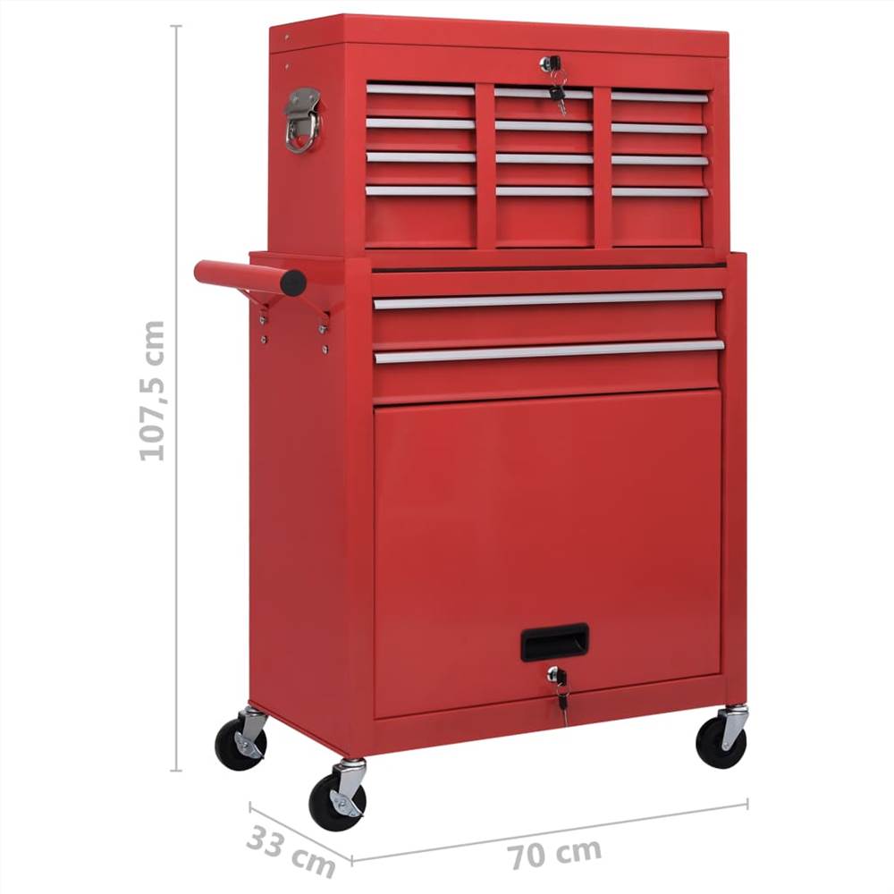 Tool Trolley with Tools 7 Layers