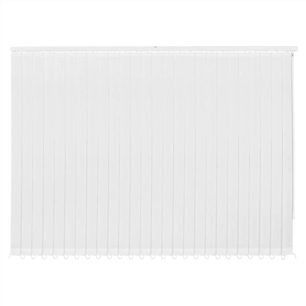 Vertical Blinds White Fabric 150x180 cm