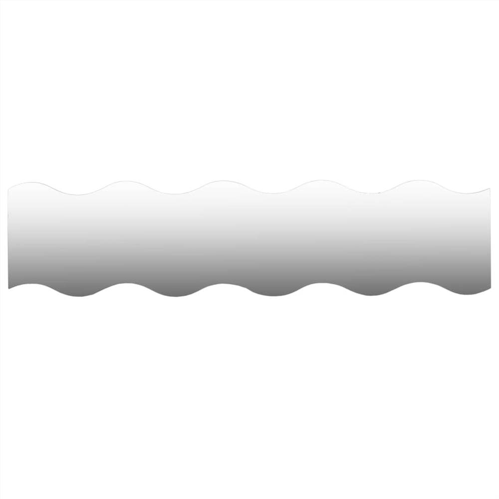 Wall Mirrors 4 pcs 110x23 cm Wave Glass
