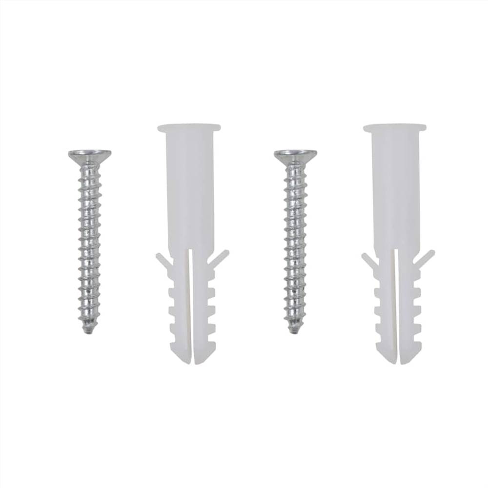Wall Mirrors 4 pcs 110x23 cm Wave Glass